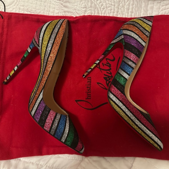 So Kate Suede Rainbow Stripyglitter - Picture 2 of 6